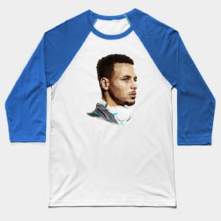 Stephen Curry low poly Baseball T-Shirt